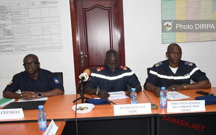 CECOGEC: Réunion des membres du comité interministériel sur la gestion des crises et catastrophes - Bamada.net