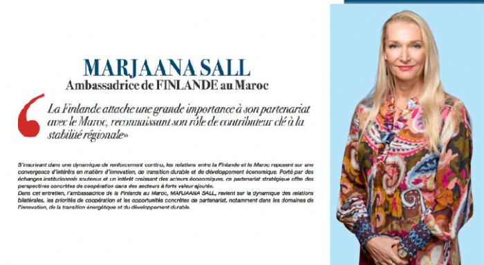Entretien : Marjaana Sall, ambassadrice de FINLANDE au Maroc.