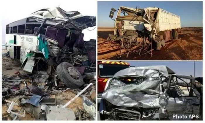 Accidents de la route :  49 morts et 2 214 blessés en une semaine