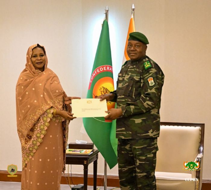 “Niger et Tchad unissent leurs voix pour l’eau au Sahel : audience entre le Président Tiani et l’envoyée spéciale du Maréchal Déby”