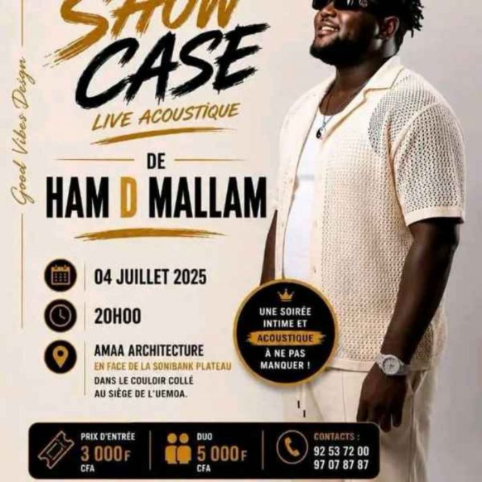 Ham D Mallam en concert acoustique à Niamey