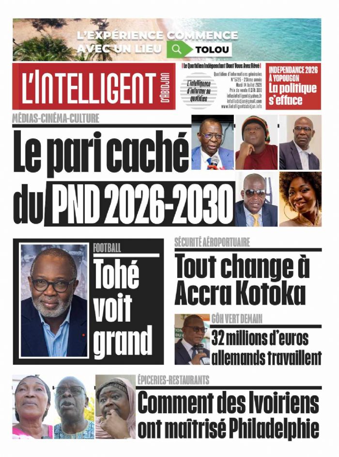   L’Intelligent en PDF:  MÉDIAS-CINÉMA-CULTURE  Le pari caché du   PND 2026-2030