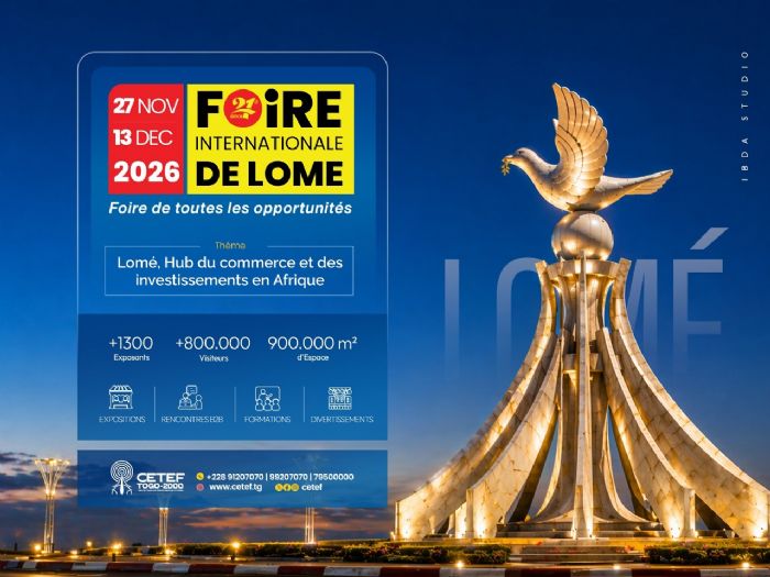 Togo : le CETEF ouvre les réservations pour la 21e Foire Internationale de Lomé