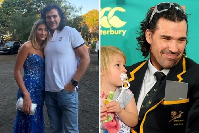 All grown up! Victor Matfield takes his daughter to prom