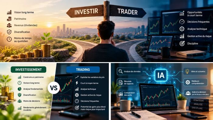 Trader ou investir : comment choisir selon ses objectifs ?