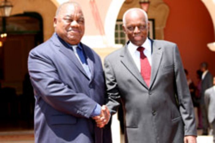 Visite Le Chef de l'Etat angolais reçoit son homologue de la Zambie