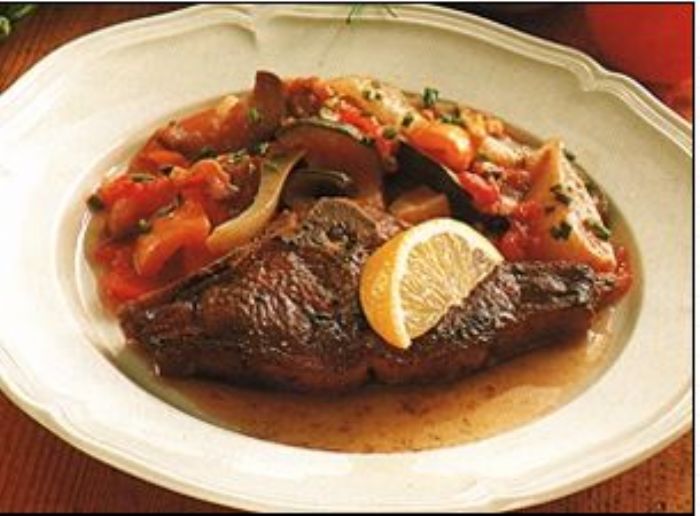 Mouton et ratatouille