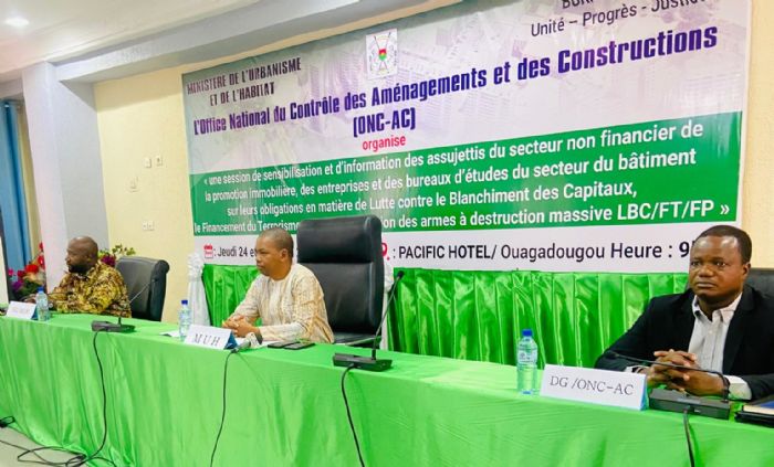 Blanchiment des capitaux et financement du terrorisme : L'ONC-AC initie une rencontre de renforcement des capacités au profit des acteurs de l'immobilier et du BTP
