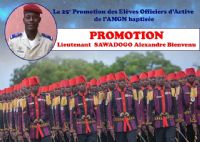 « Lieutenant Sawadogo Alexandre Bienvenu »: nom de baptême de la 25e promotion EOA