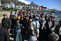 IN PICS: Galloway and Ridley join thousands at Cape Town Palestine march