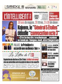 L’Intelligent en PDF: 30 ans de reggae, 26 titres, 2 h 30 de show : Kajeem, le « Général 5 Étoiles » déballe “convocation acte 3”