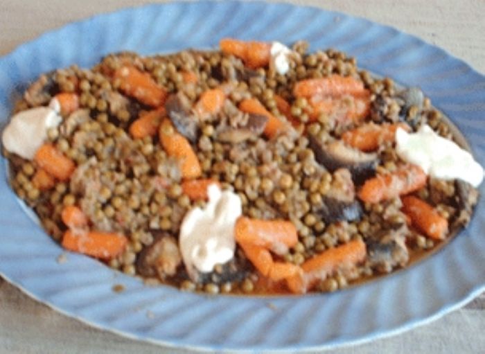 Escargots au petit pois