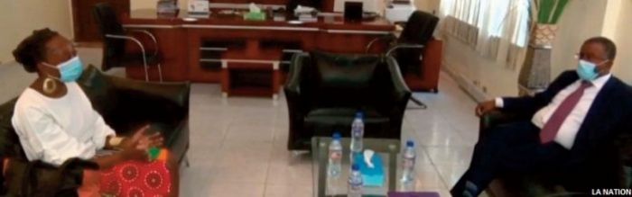 Visite d’adieu de Mme Mutinta Chimuka au ministre de l’intérieur | LA NATION