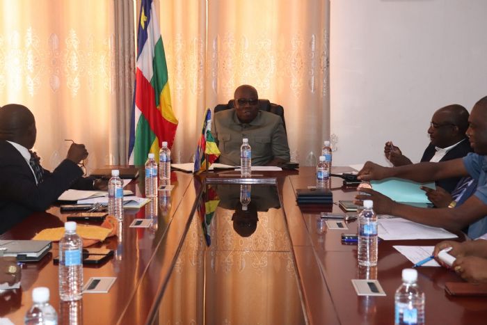 RCA : Bertrand Arthur Piri présente la feuille de route des projets structurants - Journal de Bangui