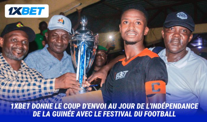 Le célèbre bookmaker a participé à l’organisation du tournoi amateur 1XBET Holiday Football Tournament - Guineematin.com