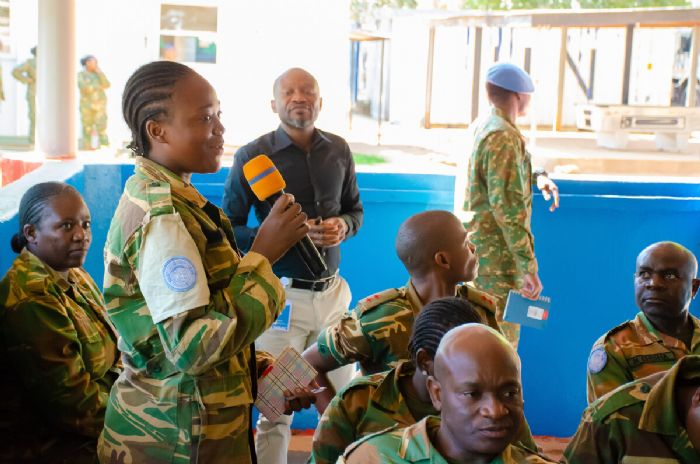 RCA : 200 casques bleus sensibilisés sur la lutte contre l’exploitation et les abus sexuels - Journal de Bangui