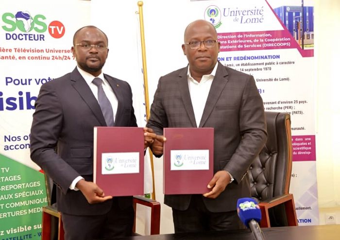 L’ISICA et SOS Docteur TV signent une convention pour professionnaliser les futurs journalistes togolais