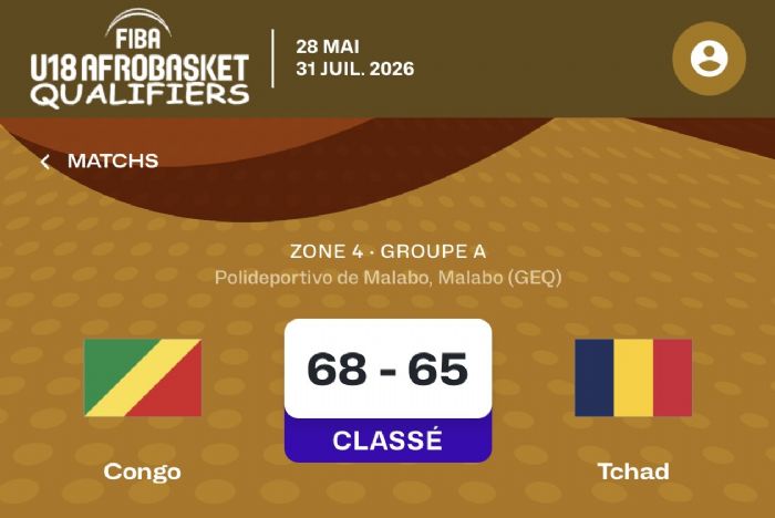 AfroBasket U18 : Cruel scénario pour les Sao U18, renversés sur le fil par le Congo