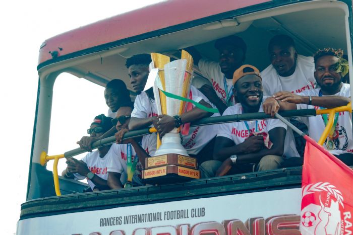 Rangers paint Enugu red as NPFL Champions celebrate historic ninth league title