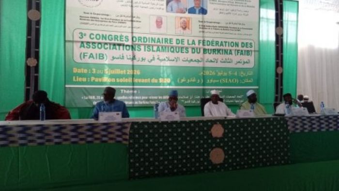 Burkina/Religion : Le 3è congrès de la FAIB recommande l'intensification des actions de paix, de cohésion sociale, d'éducation et de développement national