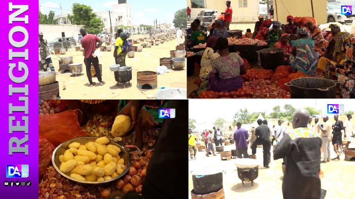 Magal chez Serigne Saliou Thioune : 500 sacs d'oignons, 400 sacs de pommes de terre pour le petit dejeuner