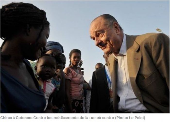 Nostalgique de la Françafrique, Chirac cherche à divertir les africains